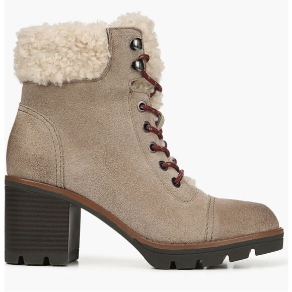 NWT Naturalizer Women's Varuna 2 Waterproof Booties Oatmeal Suede Size 7.5 - Picture 5 of 14